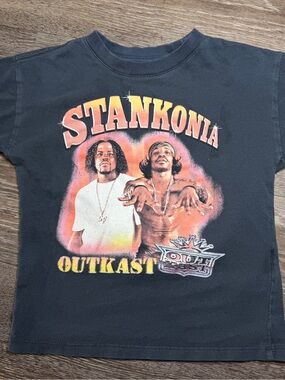 Kids Outkast Stankonia Hip Hop Graphic Tee Size 3 Faded Black